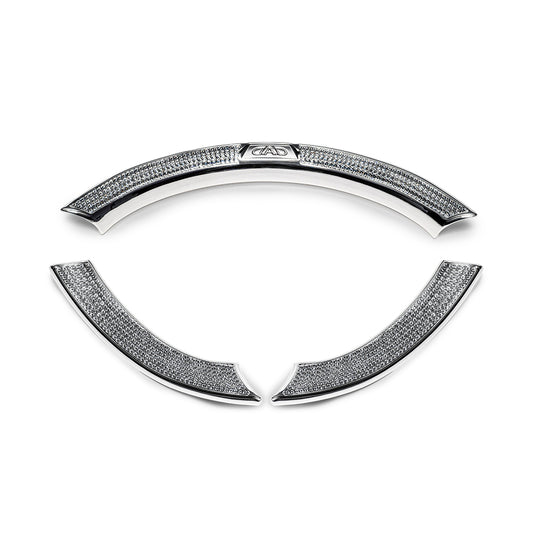 D.A.D 軚盤水晶裝飾圈 - Swarovski Crystals