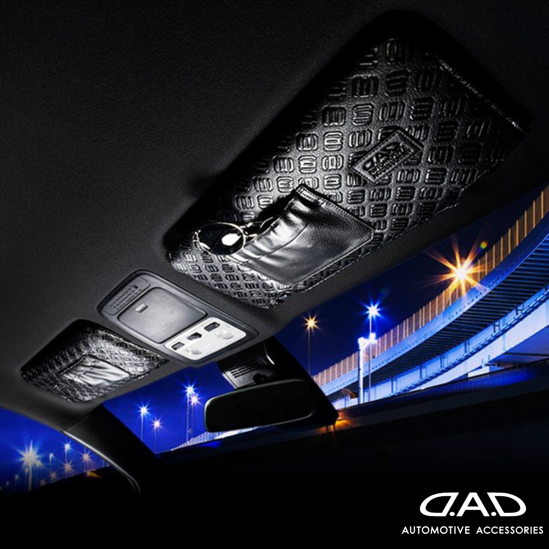 D.A.D Monogram 壓花遮陽板皮套 - 車種專用訂製