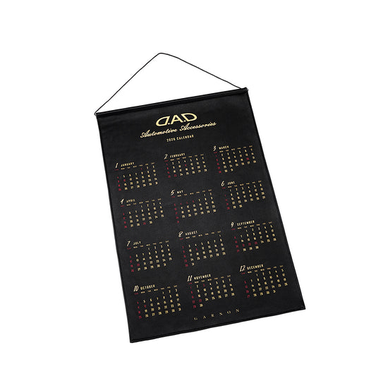 D.A.D 2026限定 黑金皮革掛曆