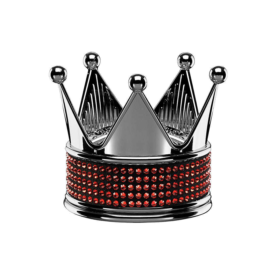 D.A.D Royal King 銀色水晶皇冠香氛座 - Swarovski Crystals