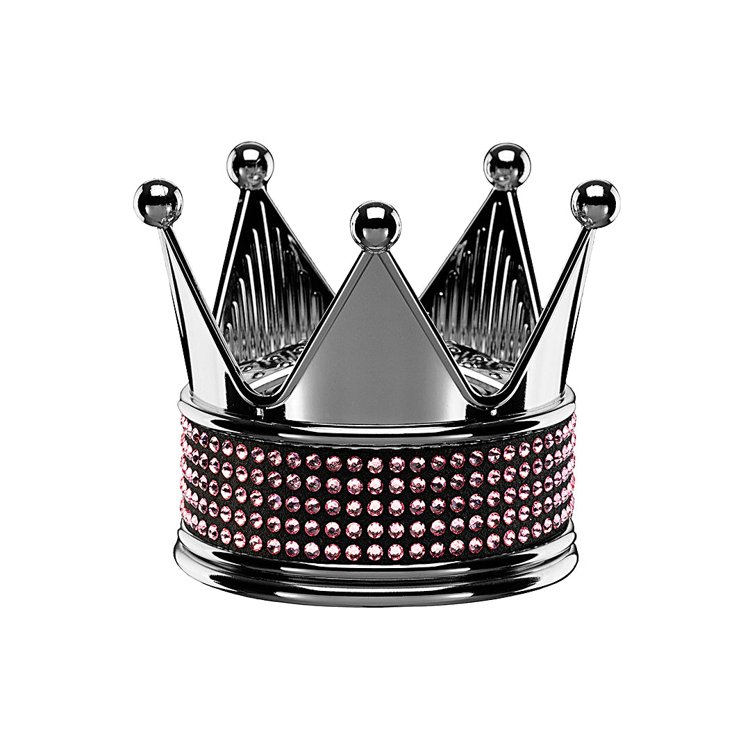 D.A.D Royal King 銀色水晶皇冠香氛座 - Swarovski Crystals