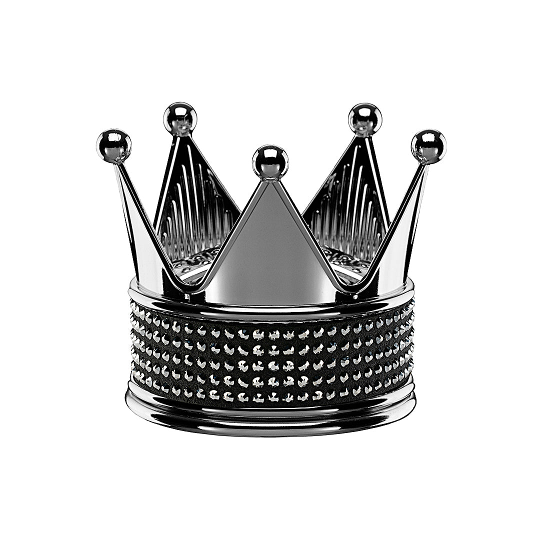 D.A.D Royal King 銀色水晶皇冠香氛座 - Swarovski Crystals