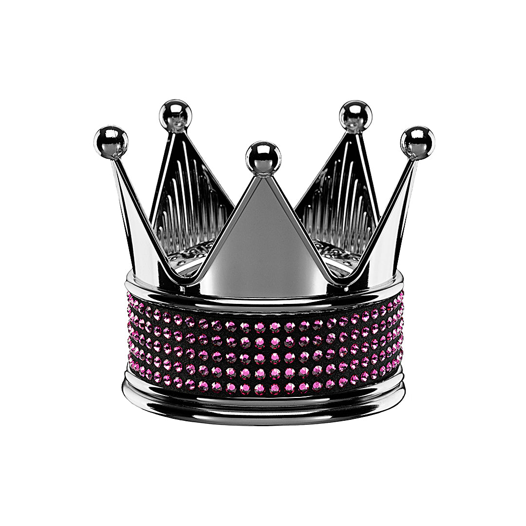 D.A.D Royal King 銀色水晶皇冠香氛座 - Swarovski Crystals