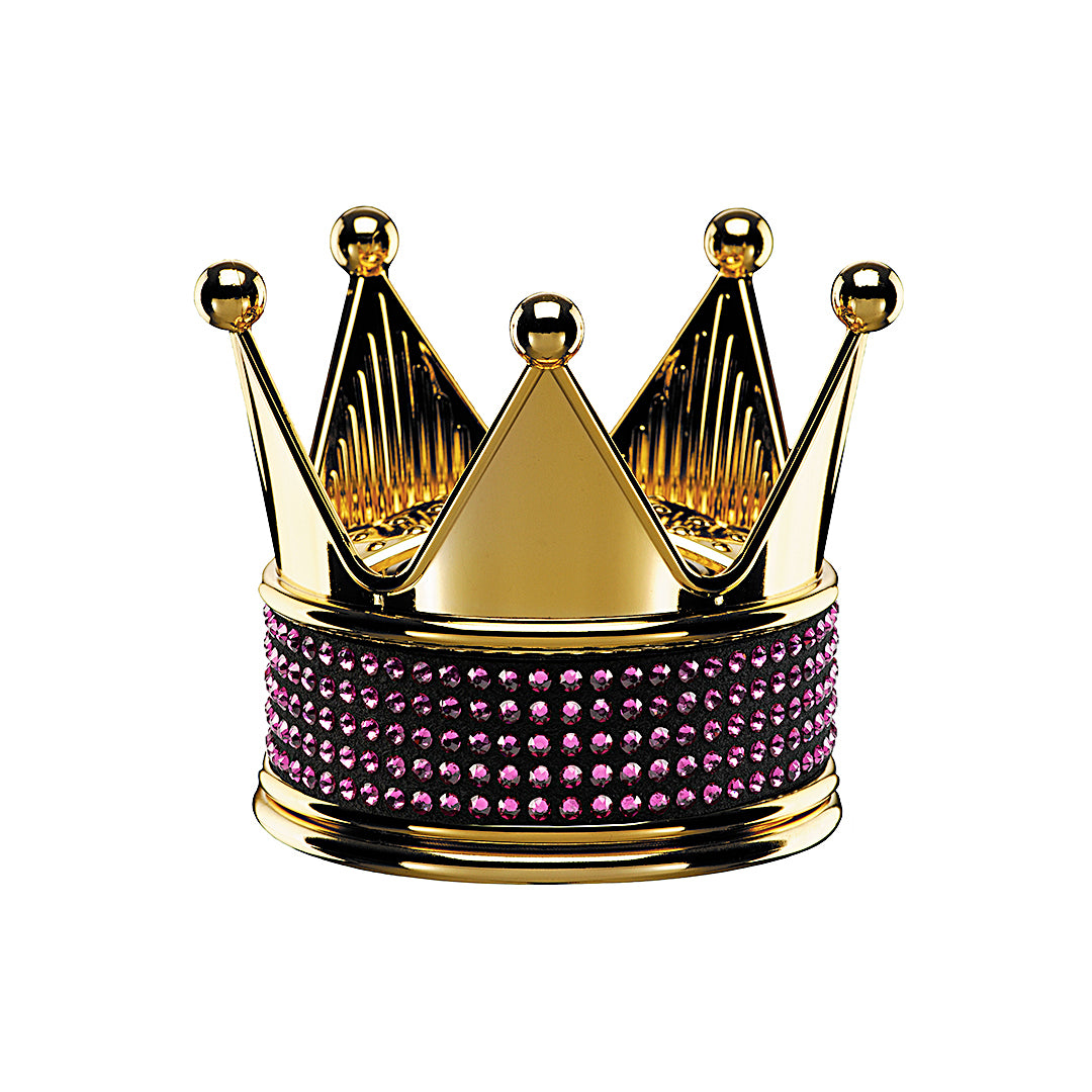 D.A.D Royal King 金色水晶皇冠香氛座 - Swarovski Crystals