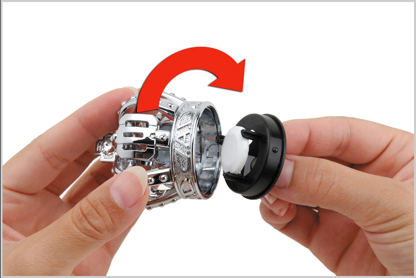 D.A.D 出風口 銀色皇冠香氛片座