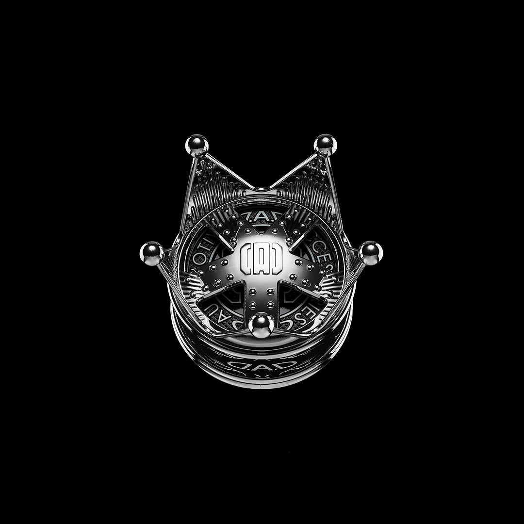 D.A.D Royal King 唐草紋 銀色皇冠香氛座