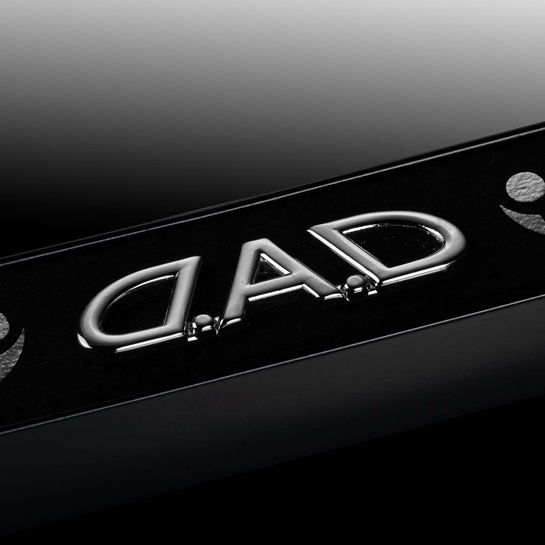 D.A.D 銀色唐草紋 倒後鏡 / 後視鏡