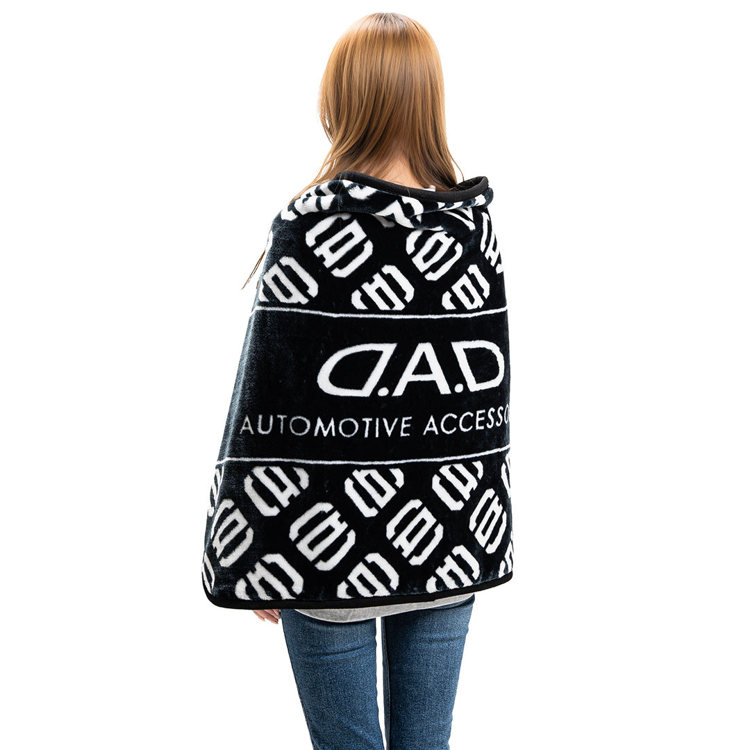 D.A.D Monogram 經典印花 多功能毛毯