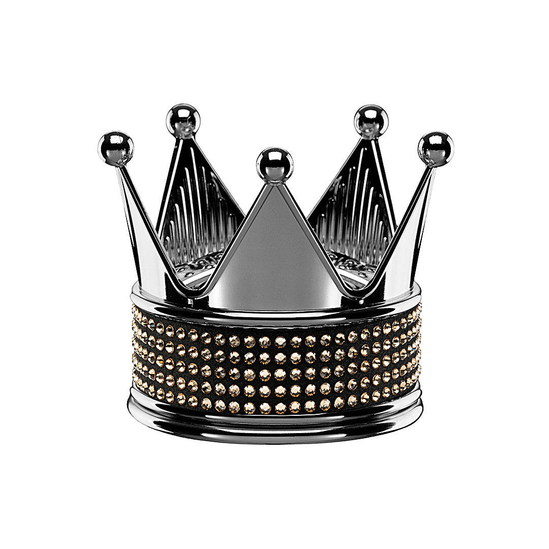 D.A.D Royal King 銀色水晶皇冠香氛座 - Swarovski Crystals