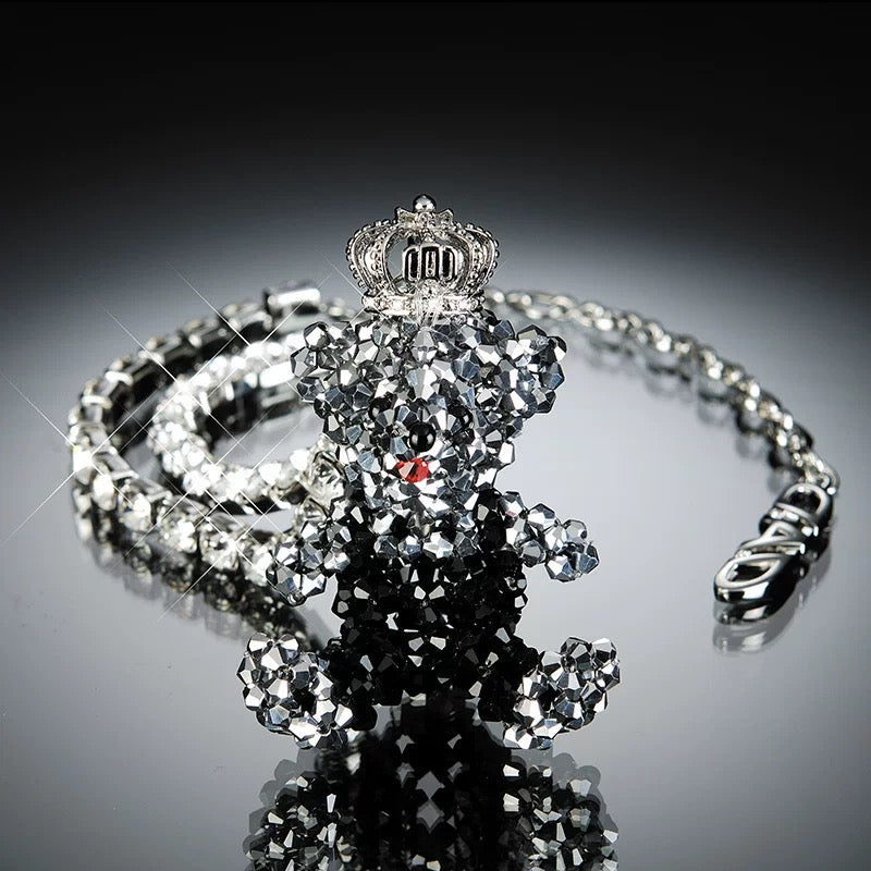 D.A.D Bear 水晶熊仔 倒後鏡掛飾 - Swarovski Crystals