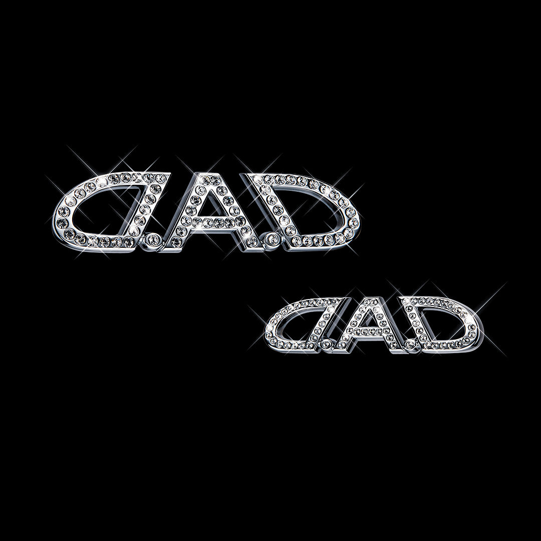 D.A.D 水晶徽章 - Swarovski Crystals