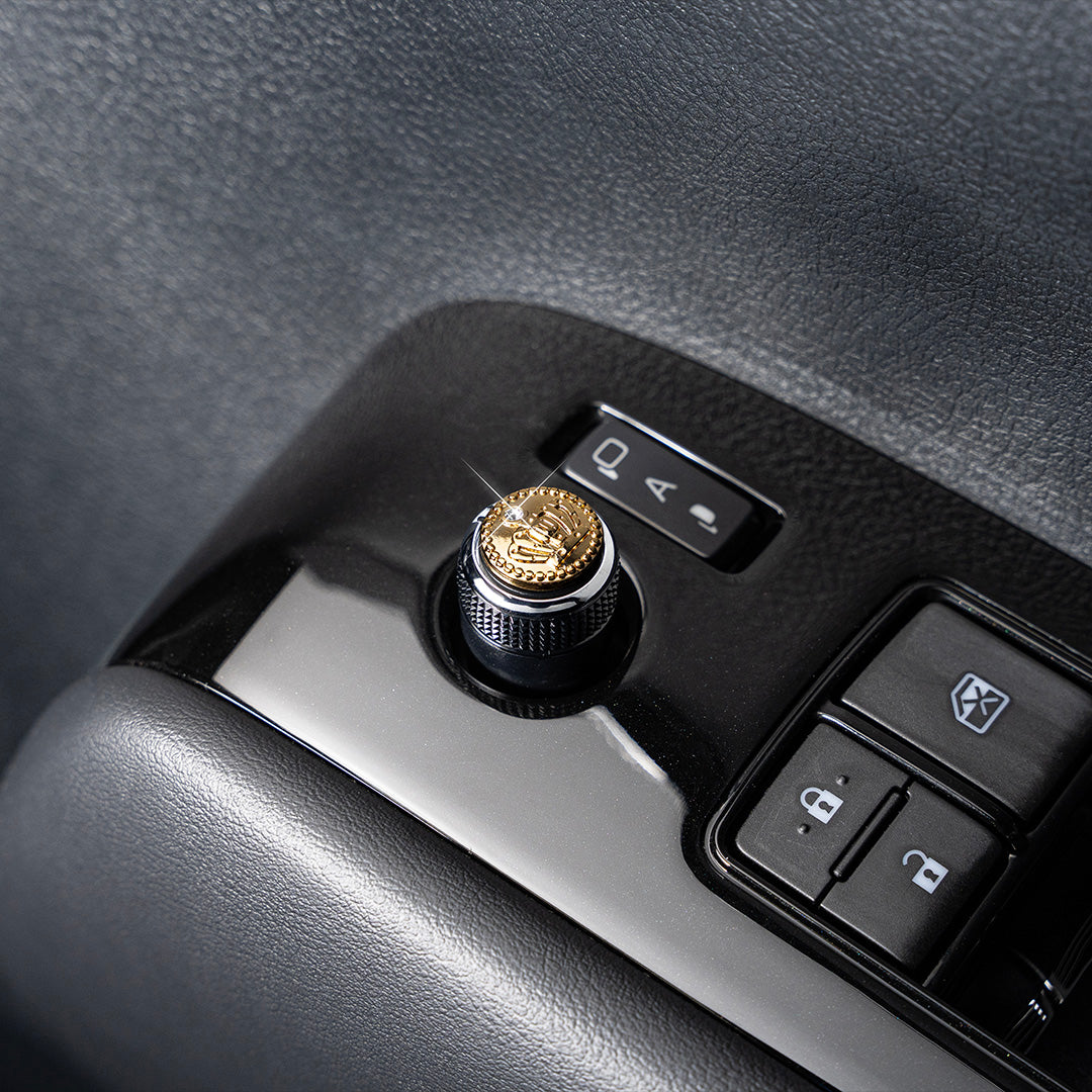 D.A.D 皇冠 Keyless 門把按鈕裝飾