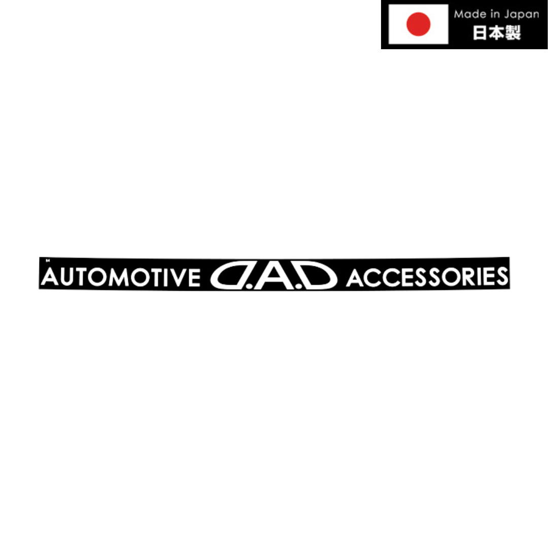 D.A.D 擋風玻璃 車用貼紙 - 白色