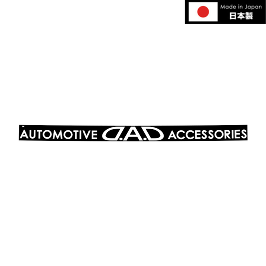 D.A.D 擋風玻璃 車用貼紙 - 白色