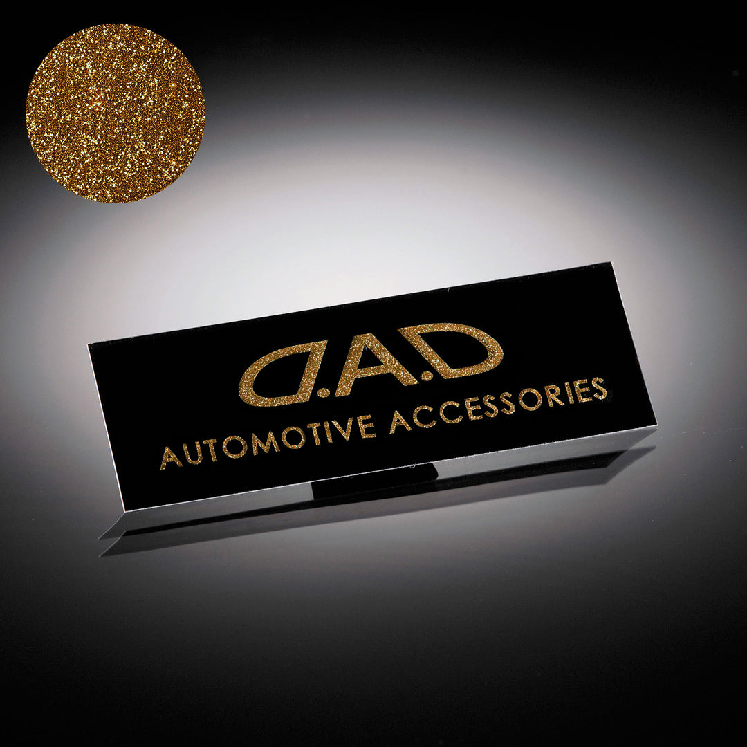D.A.D 金屬閃粉 車用貼紙