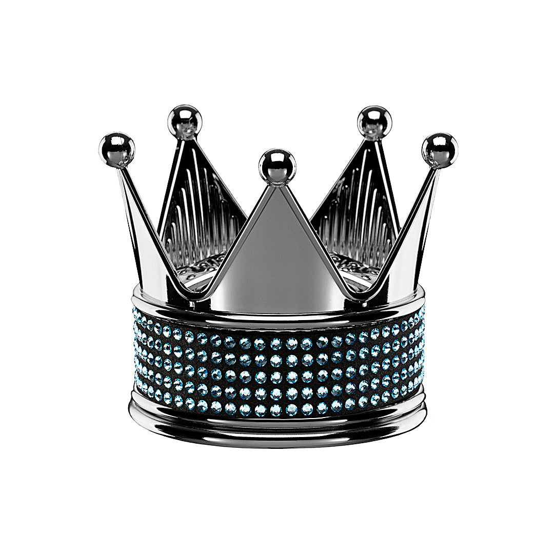 D.A.D Royal King 銀色水晶皇冠香氛座 - Swarovski Crystals