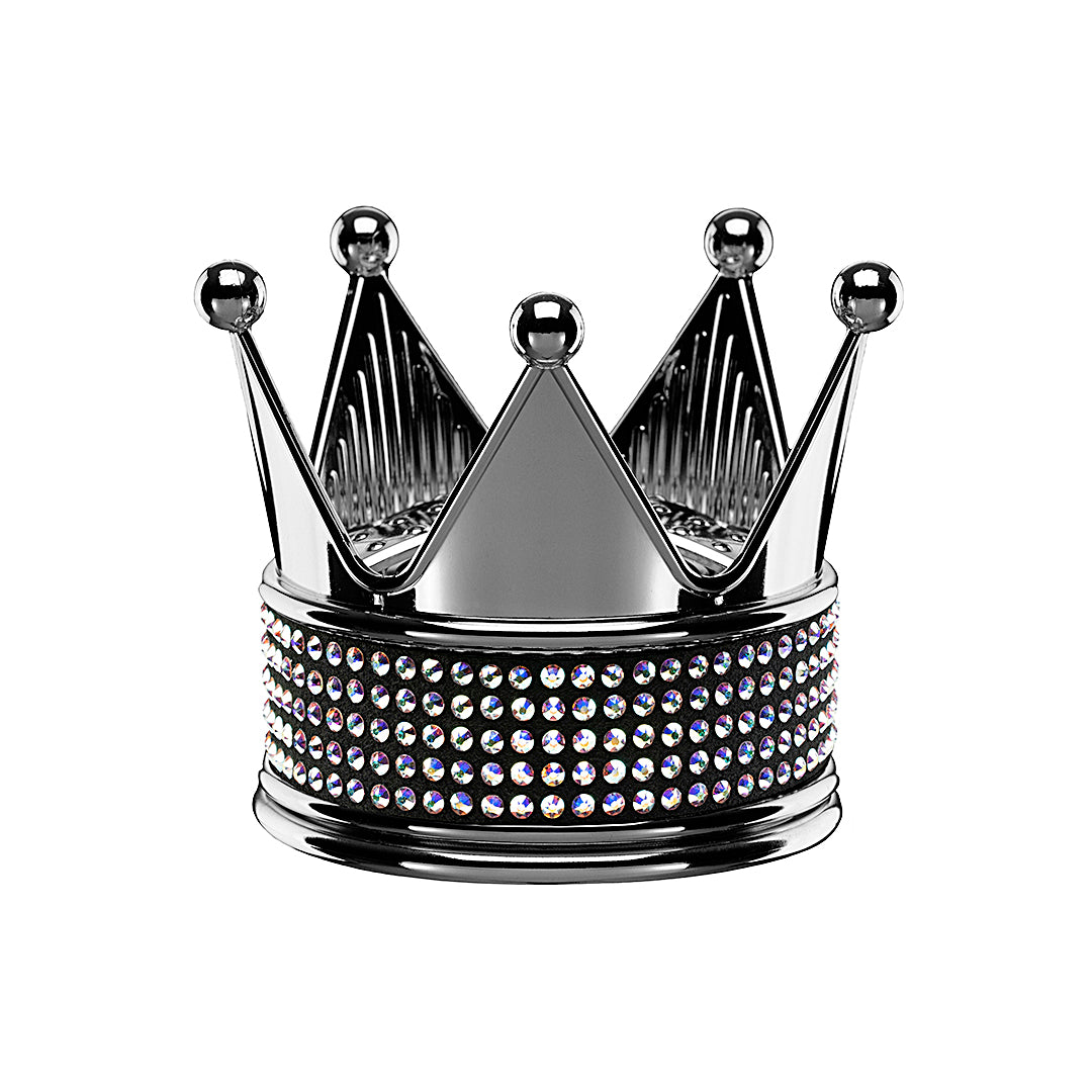D.A.D Royal King 銀色水晶皇冠香氛座 - Swarovski Crystals