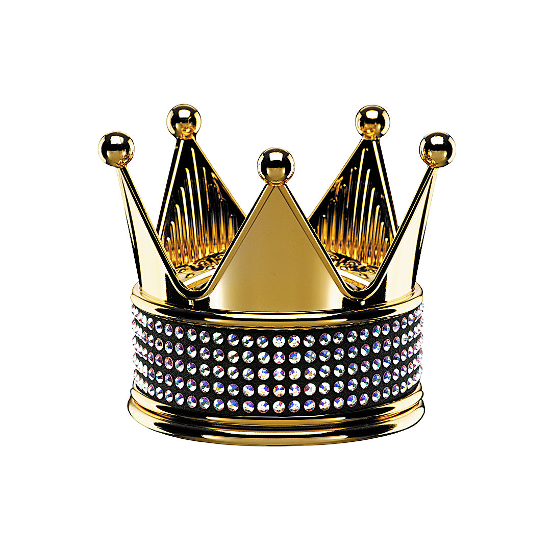D.A.D Royal King 金色水晶皇冠香氛座 - Swarovski Crystals