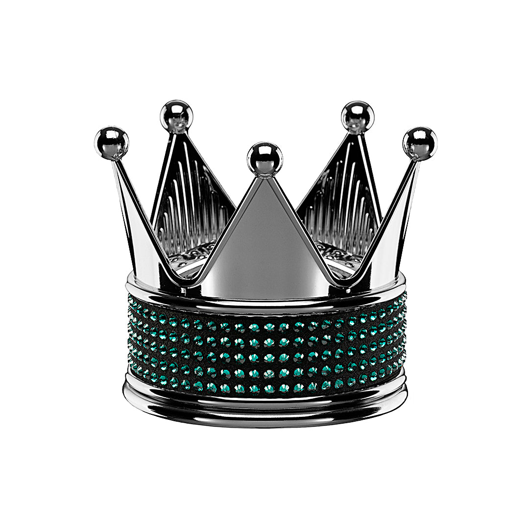 D.A.D Royal King 銀色水晶皇冠香氛座 - Swarovski Crystals
