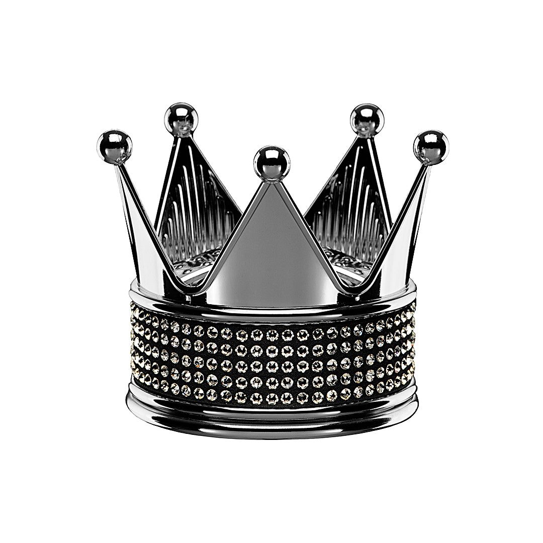 D.A.D Royal King 銀色水晶皇冠香氛座 - Swarovski Crystals
