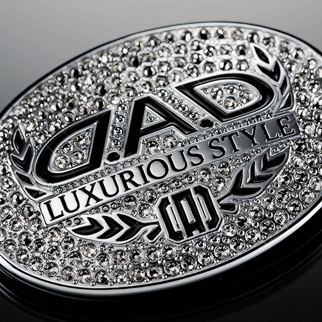 D.A.D 水晶軚盤徽章 - Swarovski Crystals