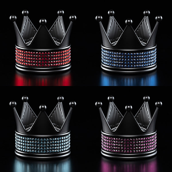 D.A.D Royal King EXE 黑魂水晶皇冠香氛座 - Swarovski Crystals