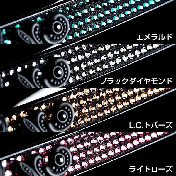 D.A.D 黑魂皇冠 水晶後視鏡 - Swarovski Crystals