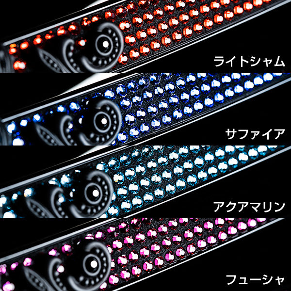 D.A.D 黑魂皇冠 水晶後視鏡 - Swarovski Crystals