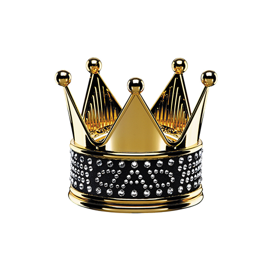 D.A.D Royal King EXE DAD 金色水晶皇冠香薰座 - Swarovski Crystals