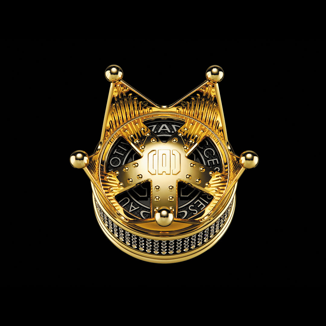 D.A.D Royal King 金色水晶皇冠香氛座 - Swarovski Crystals