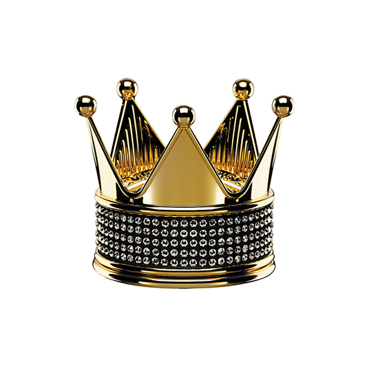 D.A.D Royal King EXE 金色水晶皇冠香薰座 - Swarovski Crystals