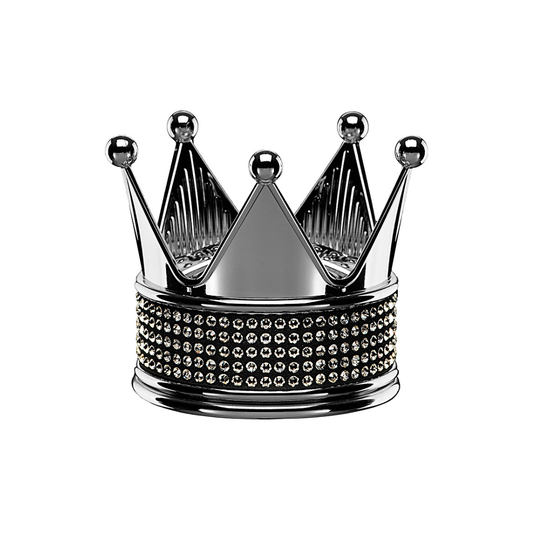 D.A.D Royal King EXE 銀色水晶皇冠香薰座 - Swarovski Crystals